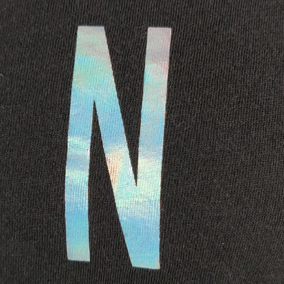 VS PINK cropped tie waist sequin top d44 - Picture 7 of 8